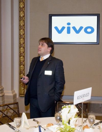 O dia da Vivo na Bolsa de Valores de Nova York (New York Stock Exchange).